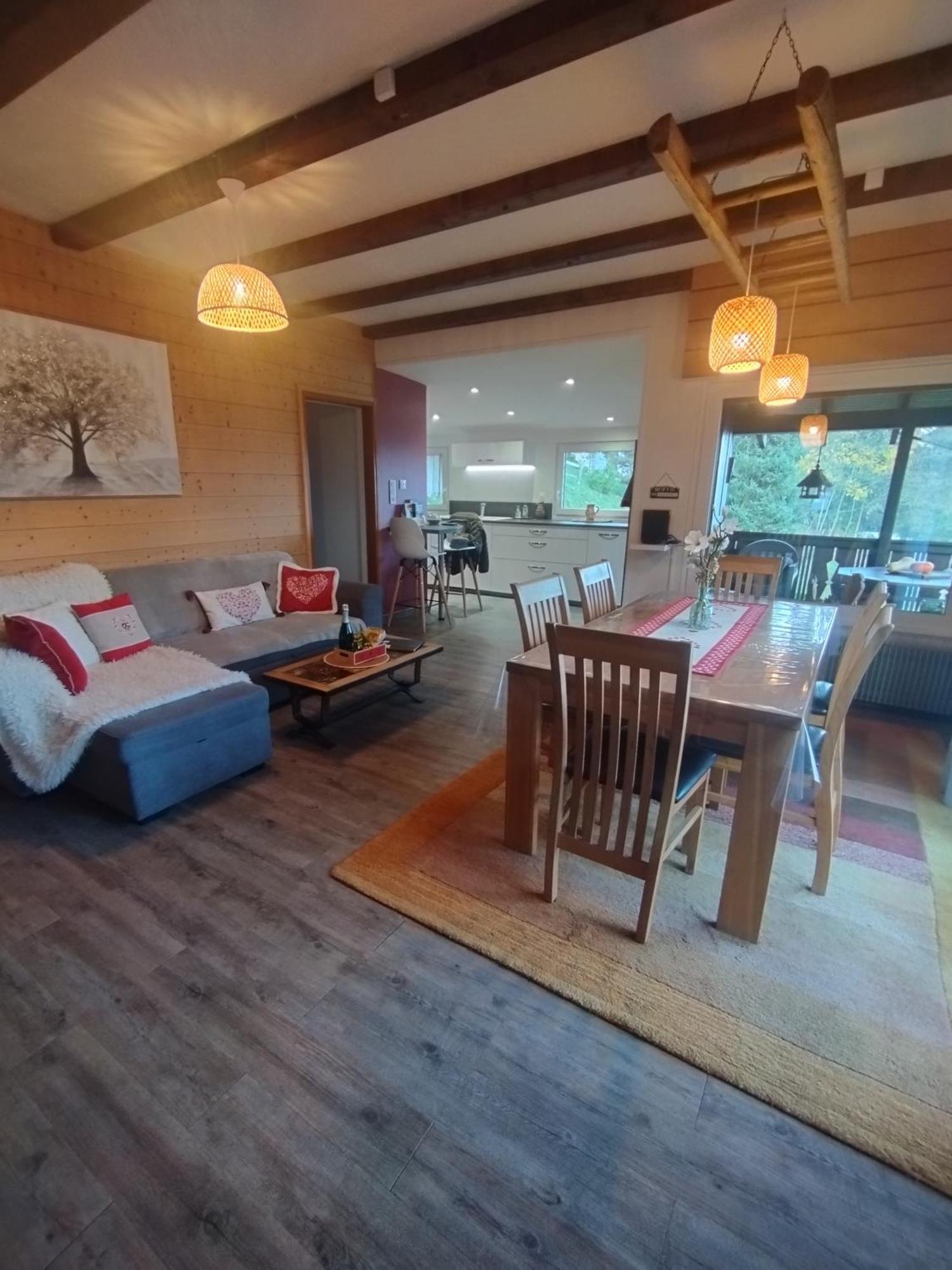 Chalet Au Bois Des Ecureuils Classe Trois Etoiles. Muhlbach-sur-Munster Extérieur photo